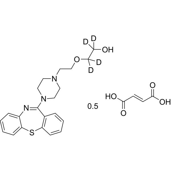 Quetiapine-d4-1 fumarate 2820085-77-4